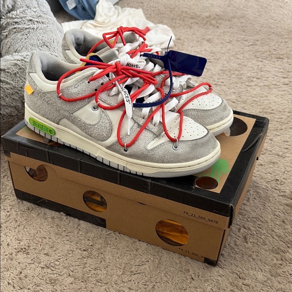 Nike off white dunks lot 13 of 50 size 10 men's